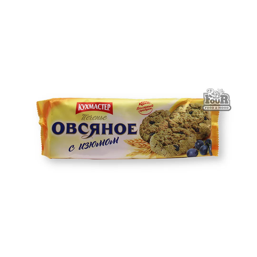 Oatmeal cookies with raisins "Kuxmaster" 270g
